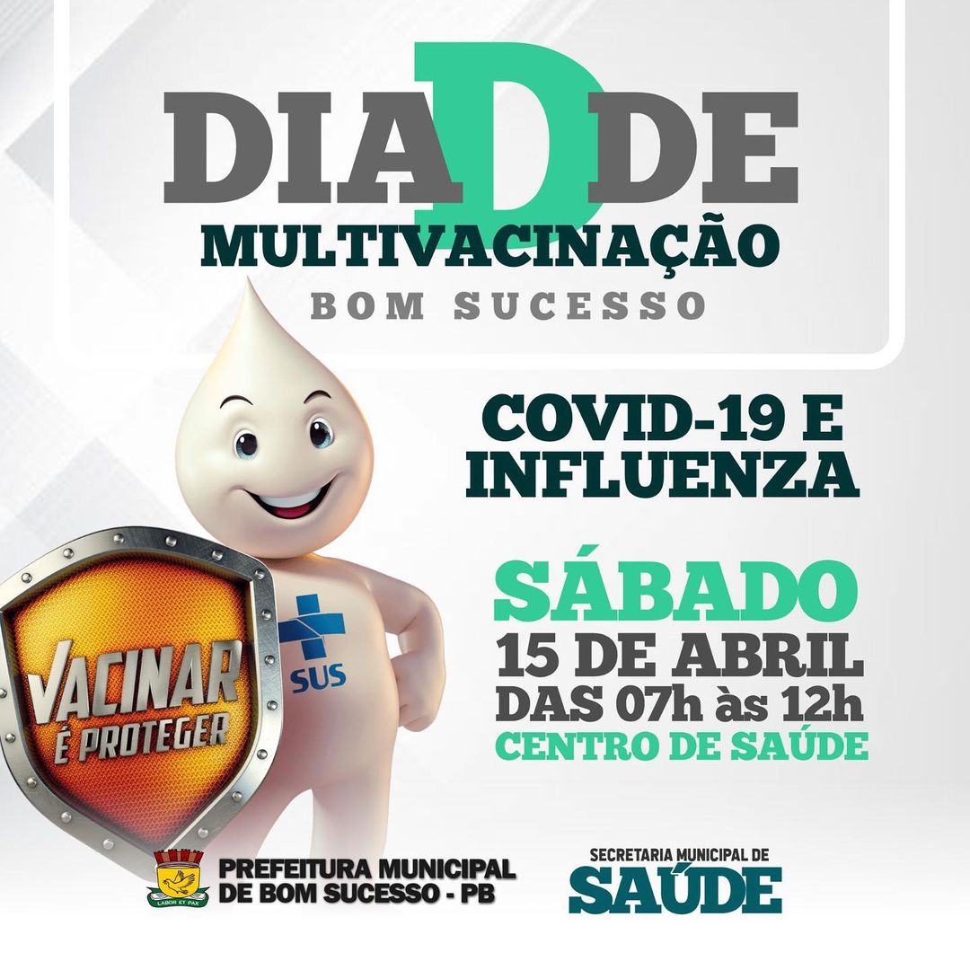 DIA D DE VACINAÇÃO – BOM SUCESSO