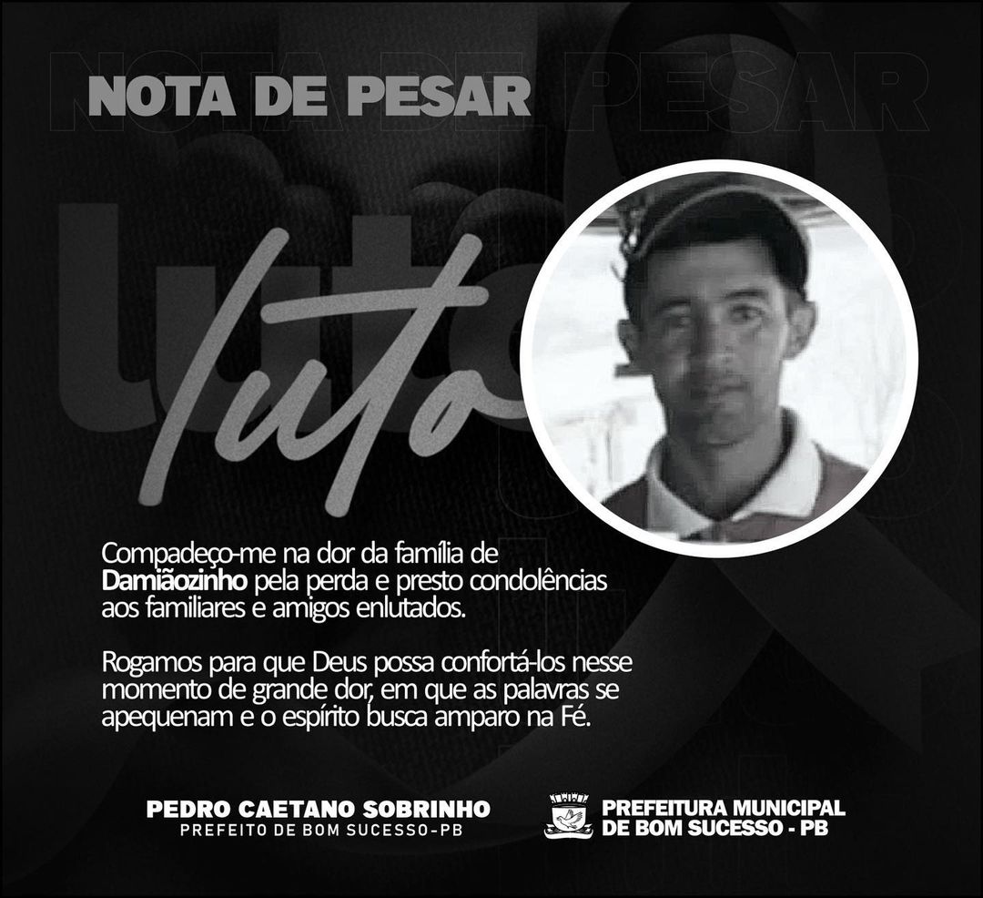 NOTA DE PESAR - Damiãozinho
